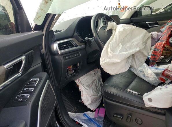 5XYP3DHC1MG160139 2021 KIA TELLURIDE Black წინა პანელის ხედი