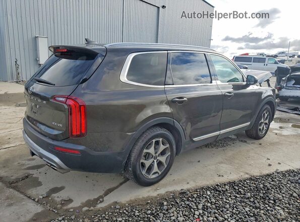 5XYP3DHC2MG107143 2021 KIA TELLURIDE Brown Հետևի աջ