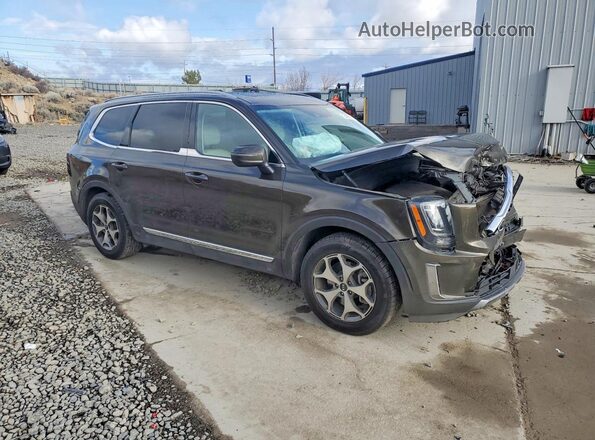 5XYP3DHC2MG107143 2021 KIA TELLURIDE Brown Առջևի աջ