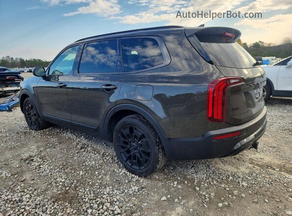 5XYP3DHC2MG193344 2021 KIA TELLURIDE Green Հետևի ձախ