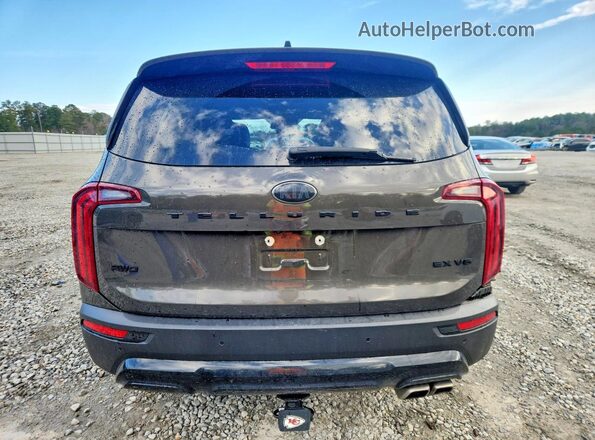 5XYP3DHC2MG193344 2021 KIA TELLURIDE Green Հետևի տեսք