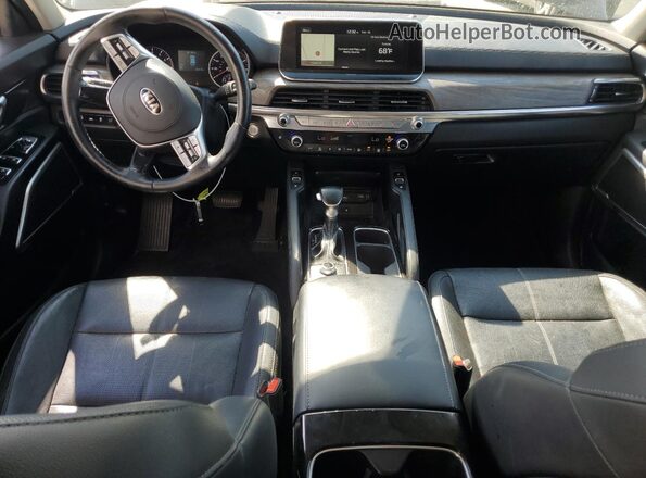 5XYP3DHC3MG115896 2021 KIA TELLURIDE Коричневый Вид панели приборов