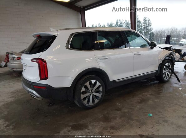 5XYP3DHC3NG218320 2022 KIA TELLURIDE White Задня права чверть