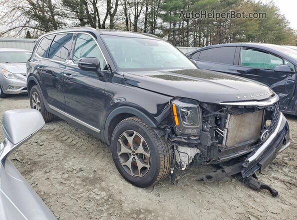 5XYP3DHC5MG132067 2021 KIA TELLURIDE Black Передня права чверть
