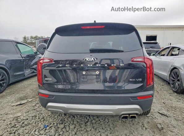 5XYP3DHC5MG132067 2021 KIA TELLURIDE Black Вид ззаду