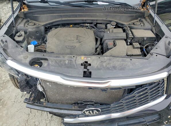 5XYP3DHC5MG132067 2021 KIA TELLURIDE Black Вид підкапотного простору