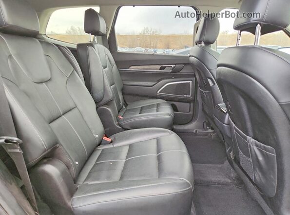 5XYP3DHC7MG133916 2021 KIA TELLURIDE Burgundy Widok wnętrza z tyłu