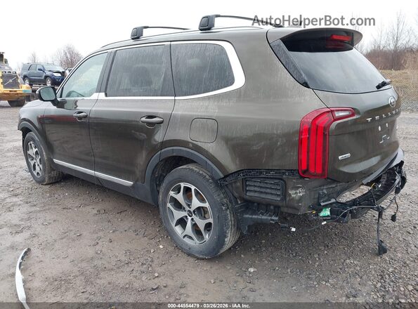5XYP3DHC8LG063308 2020 KIA TELLURIDE Green უკანა მარცხენა