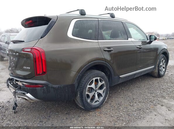 5XYP3DHC8LG063308 2020 KIA TELLURIDE Green უკანა მარჯვენა