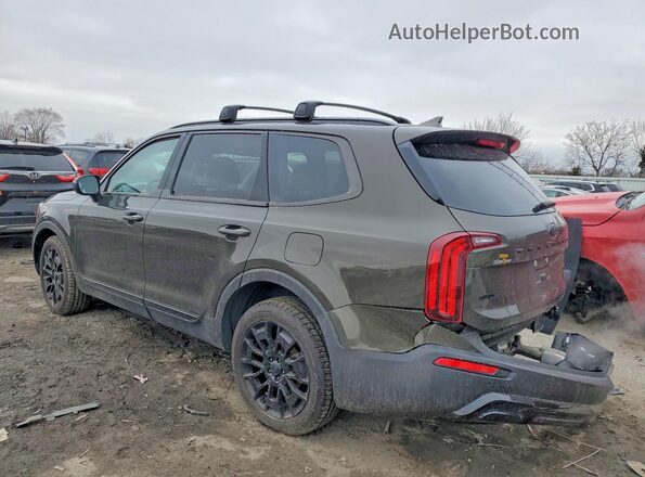 5XYP3DHCXMG177554 2021 KIA TELLURIDE Green Tył lewy