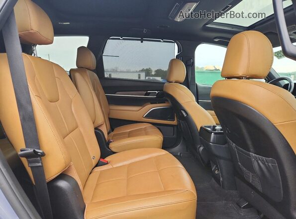 5XYP54HC1MG165173 2021 KIA TELLURIDE Gray უკანა სალონის ხედი