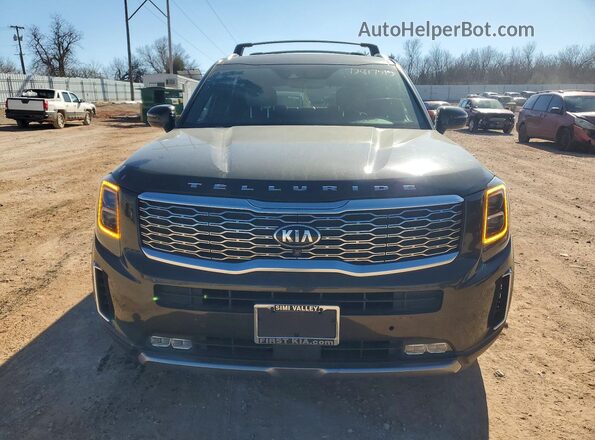 5XYP54HC2LG071544 2020 KIA TELLURIDE Зеленый 