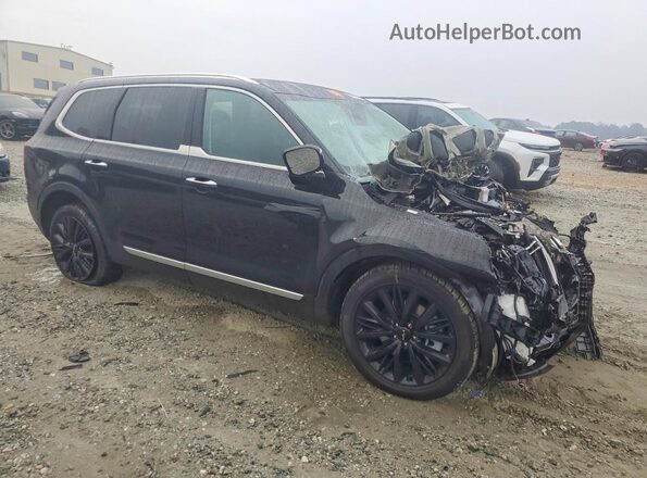 5XYP54HC5NG289643 2022 KIA TELLURIDE Black Przód prawy