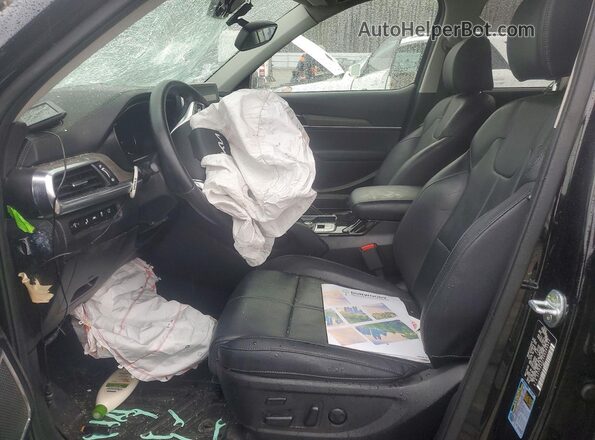 5XYP54HC5NG289643 2022 KIA TELLURIDE Black Widok wnętrza z przodu