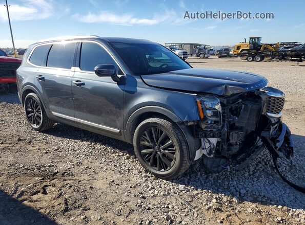 5XYP54HCXNG279223 2022 KIA TELLURIDE Black Front right