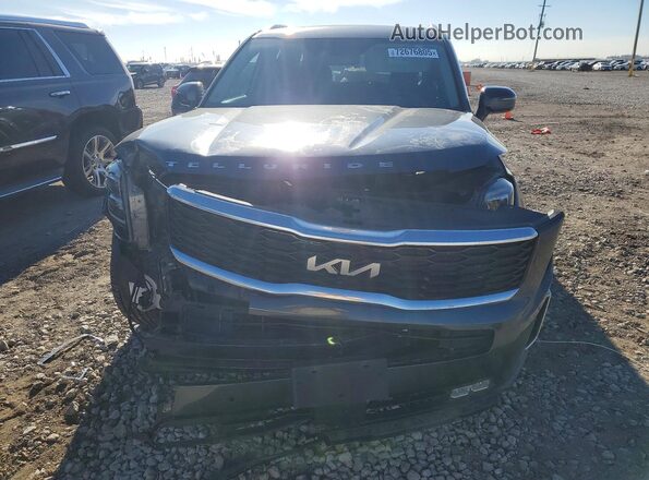 5XYP54HCXNG279223 2022 KIA TELLURIDE Black Front view