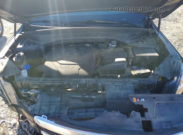 5XYP54HCXNG279223 2022 KIA TELLURIDE Black Engine compartment view