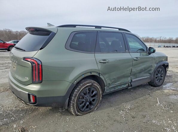 5XYP5DGCXPG403074 2023 KIA TELLURIDE Green Trasero derecho