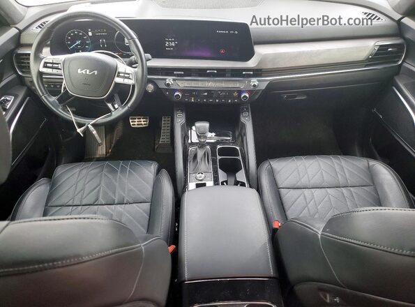 5XYP5DGCXPG403074 2023 KIA TELLURIDE Green Vista del salpicadero
