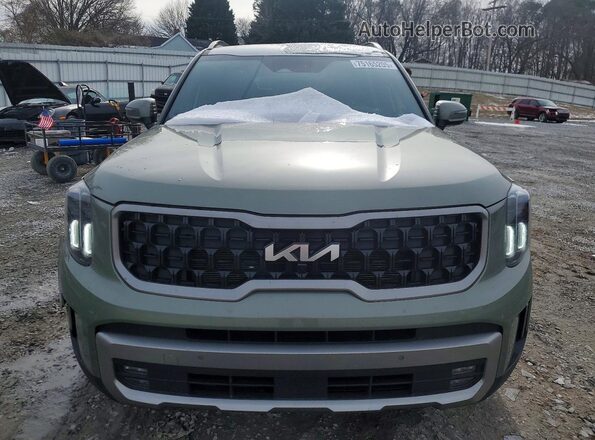 5XYP5DGCXPG403074 2023 KIA TELLURIDE Green Vista frontal