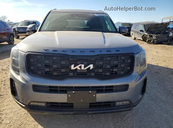 5XYP5DHC1NG245445 2022 KIA TELLURIDE Blue Widok z przodu