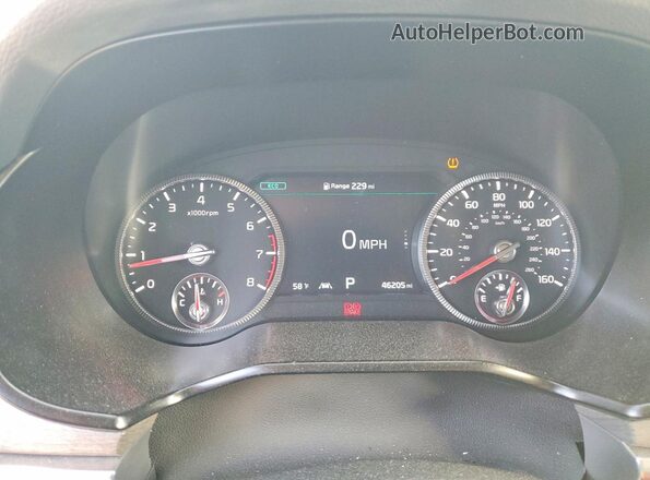 5XYP5DHC1NG245445 2022 KIA TELLURIDE Blue Widok zestawu wskaźników