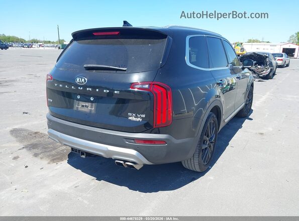 5XYP5DHC2MG107931 2021 KIA TELLURIDE Black Tył prawy