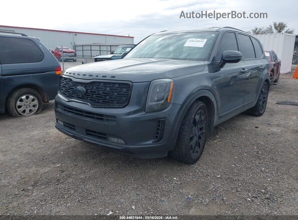 5XYP5DHC2MG109100 2021 KIA TELLURIDE Зеленый Передняя левая четверть