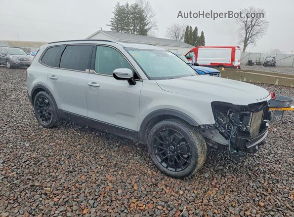 5XYP5DHC2MG165876 2021 KIA TELLURIDE Серый Передняя правая четверть