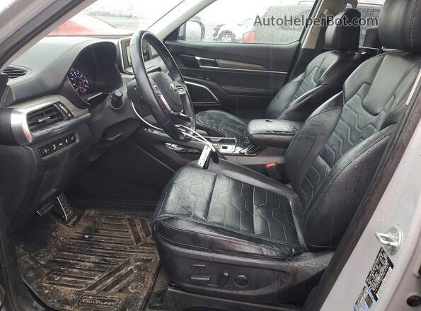 5XYP5DHC2MG165876 2021 KIA TELLURIDE Серый Вид салона спереди