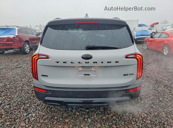 5XYP5DHC2MG165876 2021 KIA TELLURIDE Серый Вид сзади