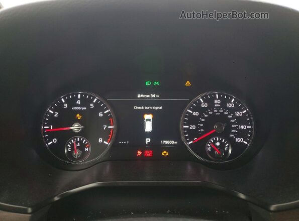 5XYP5DHC2MG165876 2021 KIA TELLURIDE Серый Вид щитка приборов