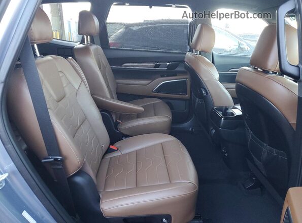 5XYP5DHC4MG134967 2021 KIA TELLURIDE Gray Vista interior trasera