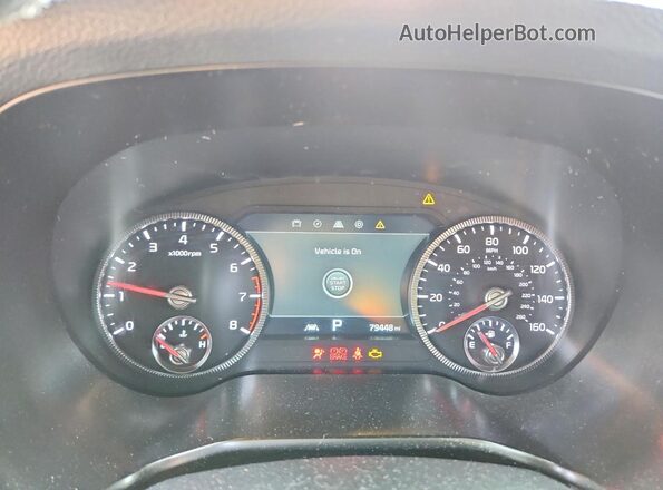 5XYP5DHC6MG124585 2021 KIA TELLURIDE Gray Instrument cluster view