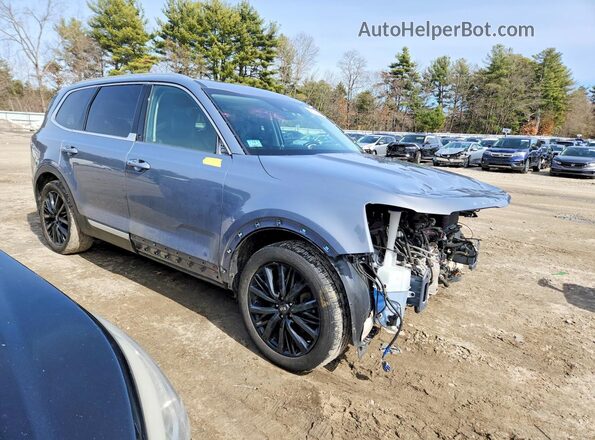 5XYP5DHC6MG124585 2021 KIA TELLURIDE Gray Front right