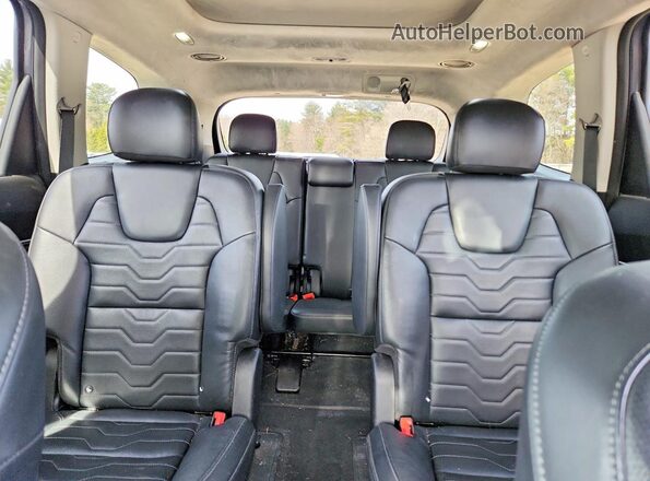 5XYP5DHC6MG124585 2021 KIA TELLURIDE Gray Rear seats view
