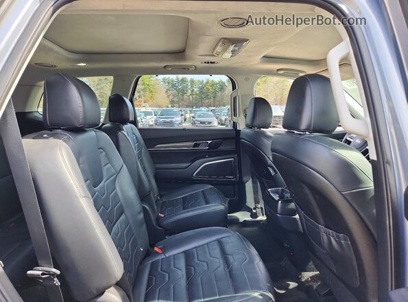 5XYP5DHC6MG124585 2021 KIA TELLURIDE Gray Rear interior view