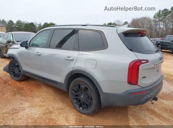 5XYP5DHC6NG263293 2022 KIA TELLURIDE Silver Tył lewy