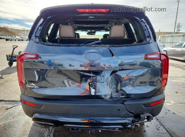 5XYP5DHC8MG154686 2021 KIA TELLURIDE Charcoal Вид ззаду