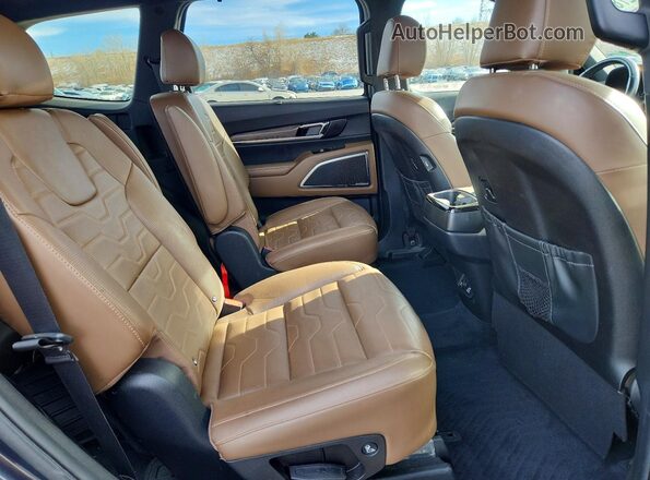 5XYP5DHC8MG154686 2021 KIA TELLURIDE Charcoal Вид задньої частини салону