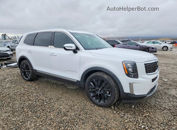 5XYP5DHC8MG176106 2021 KIA TELLURIDE White Передня права чверть