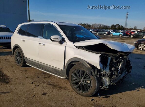 5XYP5DHCXMG169786 2021 KIA TELLURIDE White Front right
