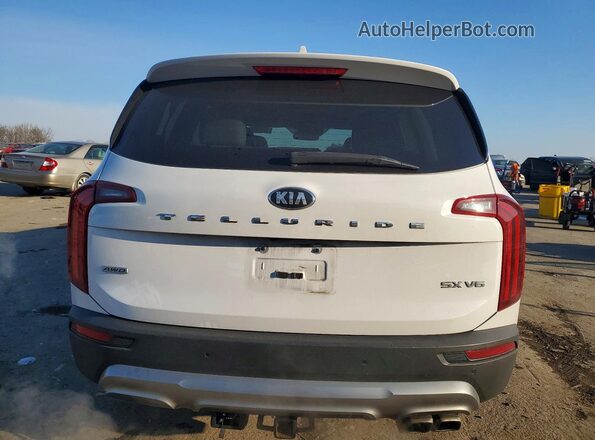 5XYP5DHCXMG169786 2021 KIA TELLURIDE White Rear view