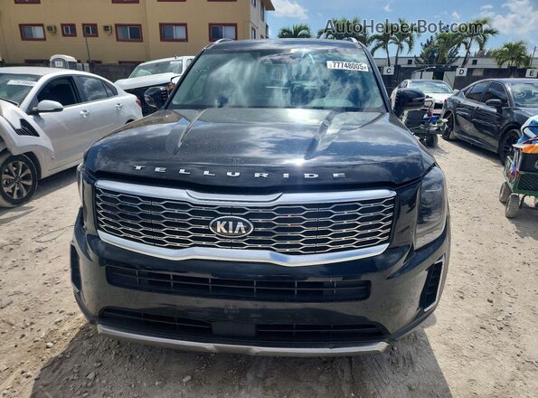 5XYP64HC1LG010442 2020 KIA TELLURIDE Black Հետևի տեսք