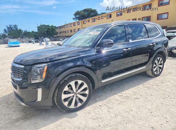 5XYP64HC1LG010442 2020 KIA TELLURIDE Black Հետևի ձախ