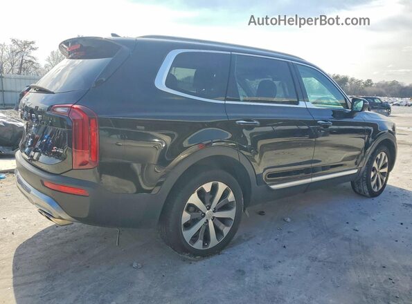 5XYP64HC1MG143719 2021 KIA TELLURIDE Черный Задняя правая четверть