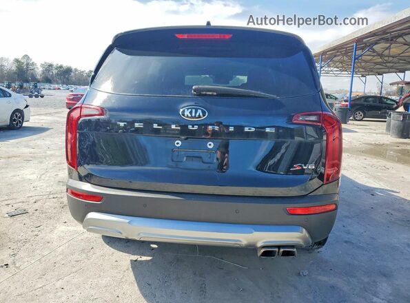 5XYP64HC1MG143719 2021 KIA TELLURIDE Черный Вид сзади