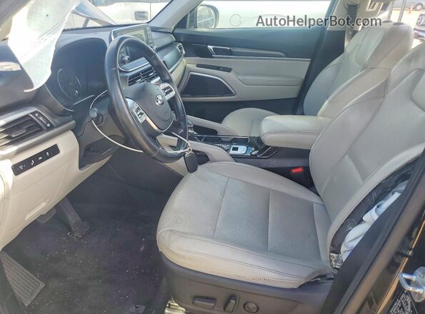 5XYP64HC2MG103116 2021 KIA TELLURIDE Black Вид салону спереду