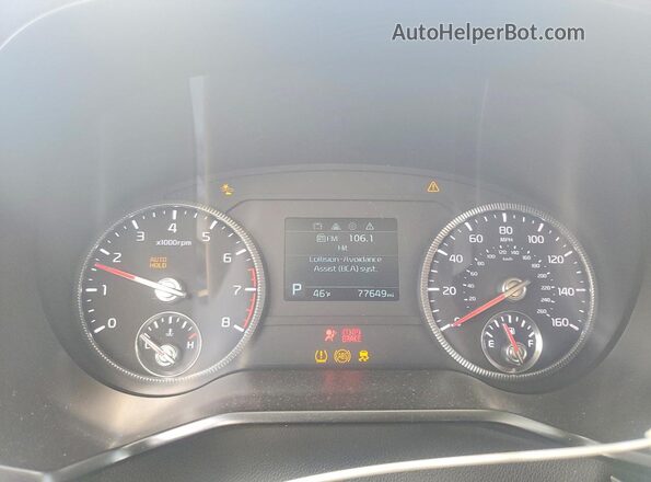 5XYP64HC2MG103116 2021 KIA TELLURIDE Black Вид щитка приладів