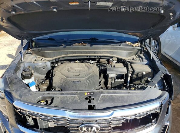 5XYP64HC4LG019071 2020 KIA TELLURIDE Gray Vista del compartimento del motor